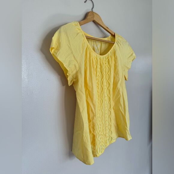 SALE! Yellow Sonoma Tank & Blouse Set Size S EUC - Picture 3 of 4